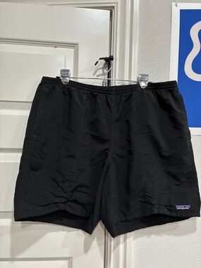 Patagonia Black Men's Elastic-Waist Swim/Board Shorts